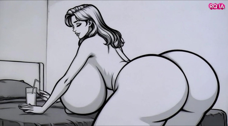 Sexy Stepmom Cartoons: Mama vitregă sexy cu curul mare și perfect