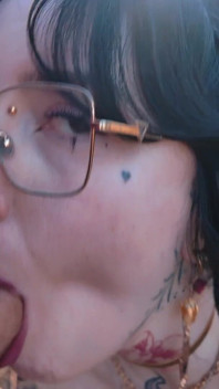 Wood Pixie Gets Her Face Painted, Dual Camera, Asshole on Display