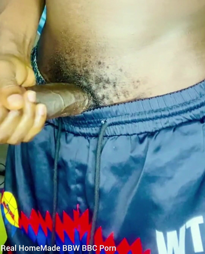 Big black cock BBCee: Burlas de balanceo acariciando abofeteando mi bbc