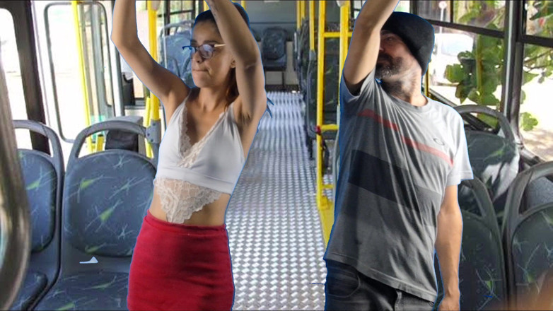 FannySquirting: Student Being in the City Bus