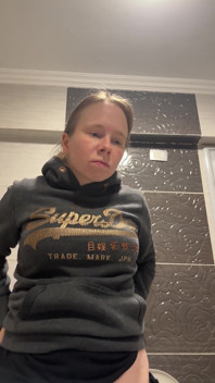 Hot Striptease in the Bathroom