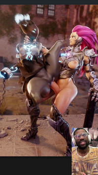 Fury’s Tasty Large Transgender Cock Fucks a Nice Tight Bald Pussy