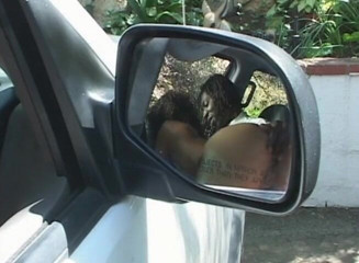 Black Jass: Alluring ebony babe gets fucked in the car