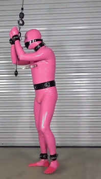 Pink Rubber Gimp Part3
