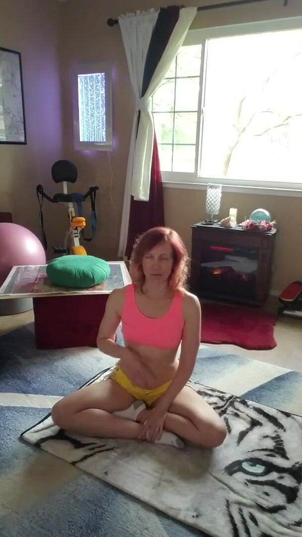 Aurora Willows: Workout with kens gift yellow shorts