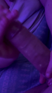 Handjob with Condom at Night