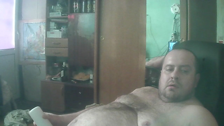 Jerking Perv: 人工的な膣でチンコを抱く