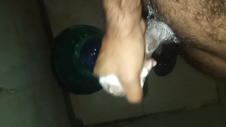 Cute boy jerks off: Penis Guy Masturbates in the Bathroom While His Family Is...