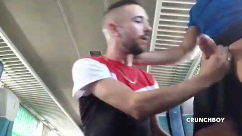 Home web camera: Webcam secret in a train, two boys fucking raw