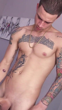 White Guy Big Dick Masturbation