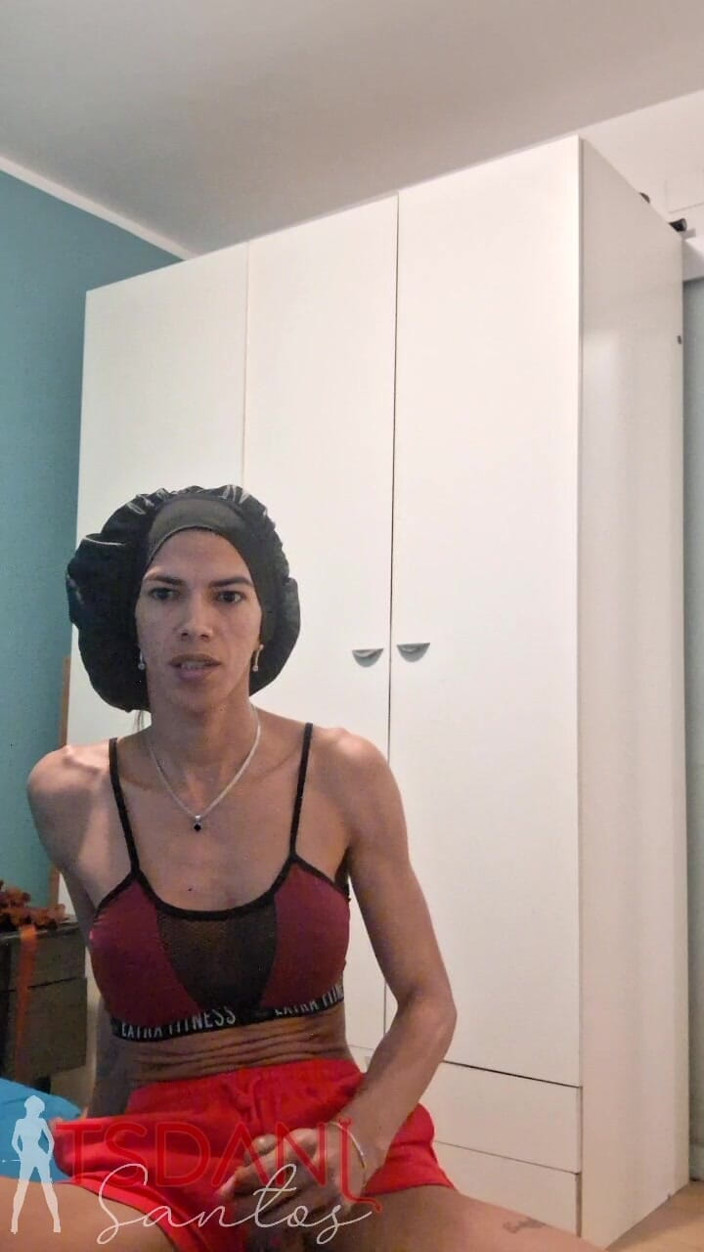 Tsdanisantos1: Oh, It's so Hot, I'm Going to Take My Dick...