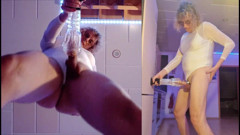 TS Anna Fleshlight Fuck and Cum