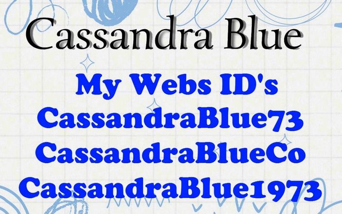 Cassandra Blue: Onani Vit trosa - 2