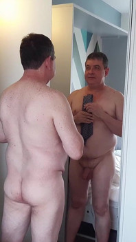 Hot Daddy Getting Naked