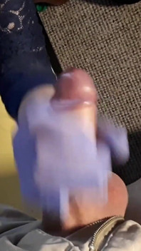Foreskin Play in Latex Gloves... POV