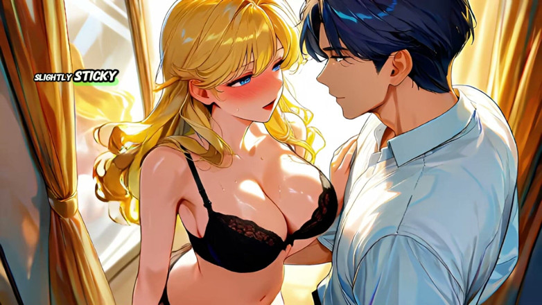 Private touch: Menikah Pirang Prancis, MILF, Tergoda Di Ruang Pas - Ia Animation