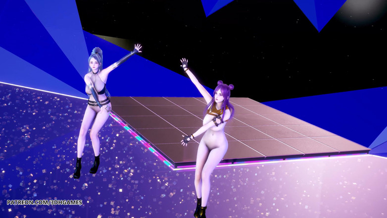 3D-Hentai Games: [MMD] (G)I-DLE - LATATA Kaisa hot striptease league of legends KDA 4K 60FPS