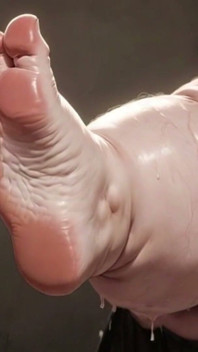 Une SSBBW géante domine un esclave avec un léchage de pieds - adoration des gros pieds
