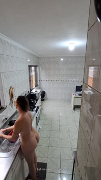 Maid Takes off Her Clothes and Accepts a Facial for Extra.