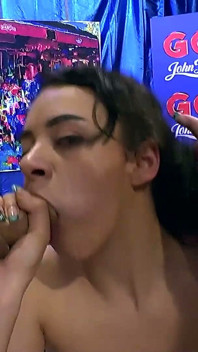 Sperma Latina Takes Extreme Bukkake Gangbang