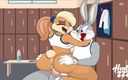 Hentai ZZZ: Bunny Riding Bugs e recebendo uma gozada interna