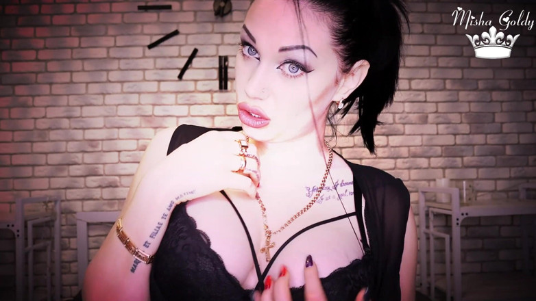 Goddess Misha Goldy: Joi &amp;cei &amp;cbt tarefas para meu escravo (com fita adesiva)