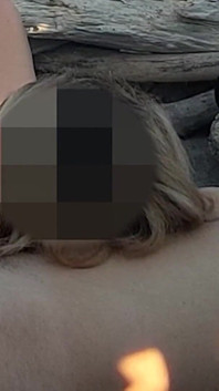 Pussy Flash - Stranger Caught My Stepdad Touching My P...a Public Beach and Jerked off His Dick - Misscreamy