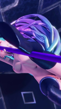3D Seraphine Lol Pole Dance