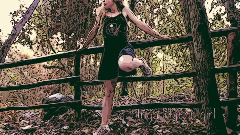 Inga lillypop girl comics: Cartoon Teen Masturbating in the Forest