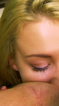 Olyssia Petite Brunette Coed Hotel Rimjob Deepthroat and Swallow!