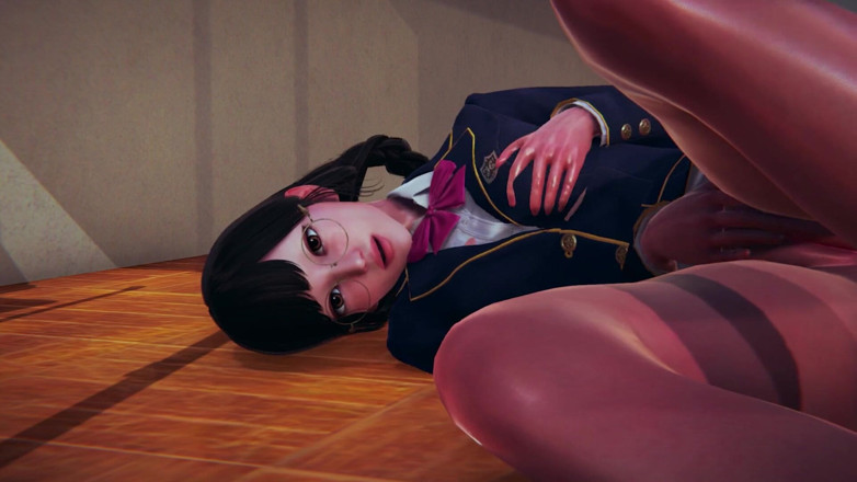 Waifu club 3D: DVA si masturba in classe