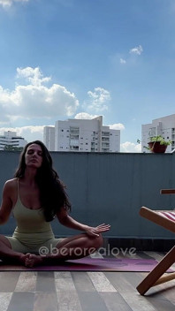 I Was Stretching Under the Morning Sun, Wrapped in Calm, Feeling My Body Grow Lighter