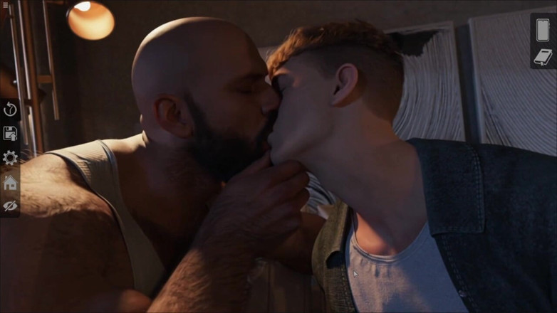 Future man: Young Gay Sam Giving Deepthroat Blowjob to Hunk Darius Huge...