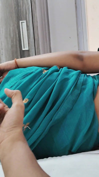 Indian Stepmom Shared Single Bed and Made Son Happy