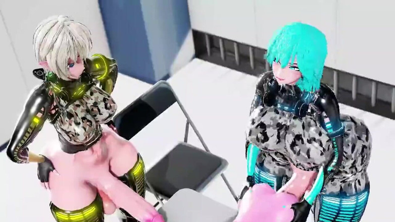 Velvixian3Futanari: Waria futa stasiun perawatan lewd