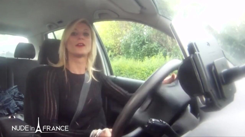 Nude in France: Cali sextape, blonde libertine, ondeugend en gierig!