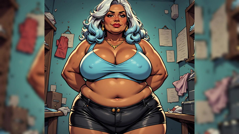 AI Porn: İri güzel kadın tombul bebek sanatı