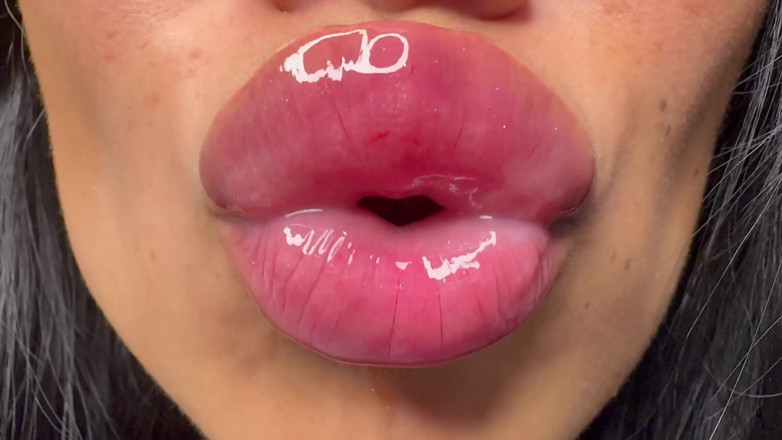 Asmr_mouth: Cumropes putih sebagai My Lipgloss