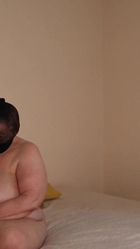Handy GILF Blows Black Lover in His Room in the Early Morning Before Work.