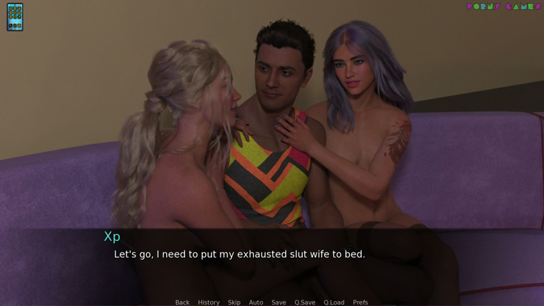 Porny Games: Paradise City de Twisted Arch - încornoratului îi place să mănânce spermă, Lingând...