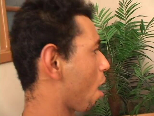 Tranny Media: Short hair tranny gets jizz on her chest