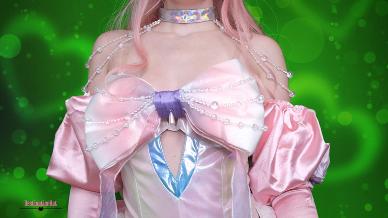 Destination Kat: Magisches mädchen bringt dich zum kommen