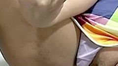 Hungry Ass Wife Masturbating with Someone at Random Webcam Chat