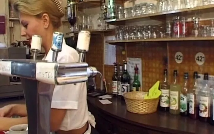 Planete Francaise: Petite French Waitress Pounded in Gang Bang Show
