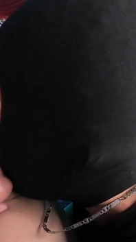 Aline Makes Her Personal Slave Suck Her Cock Until Cums