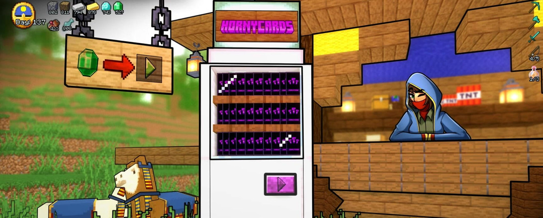 LoveSkySan69Real: MineCraft HornyCraft, часть 83, сводная сестренка хочет пососать мой хуй от LoveskySanhentai