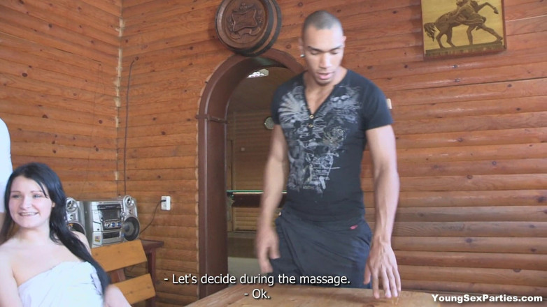 Young Sex Parties: Hot fucking in a sauna