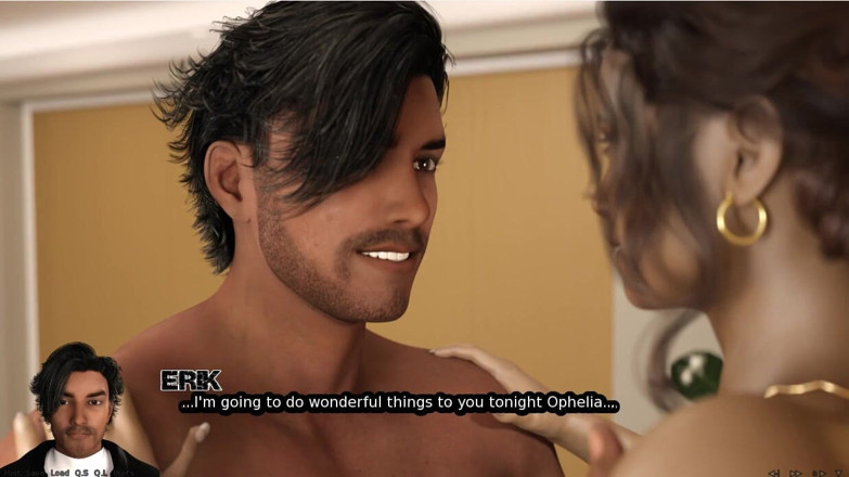 XXX Games Bunk: Power Vacuum Ophelia's Date Night-gameplay - Roleplay - proprietária Secretamente fazendo punheta...