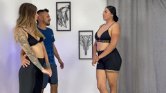 MelaniRincon: Instructora de gimnasio con un pene grande se folla a...
