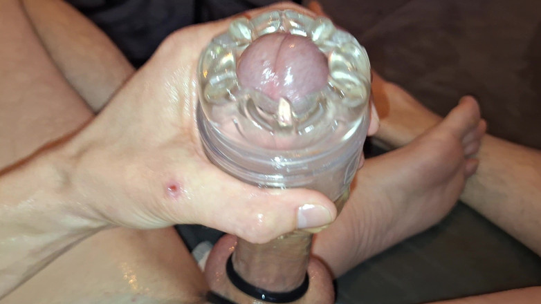 SteveSmokeHolland: My POV #188 Fleshlight Fuck, Anal Vibrator &amp; Cockring